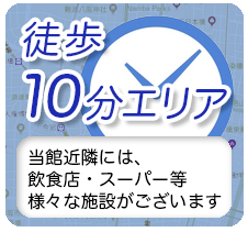 徒歩10分エリア（お買物・お食事等 店舗ご案内）